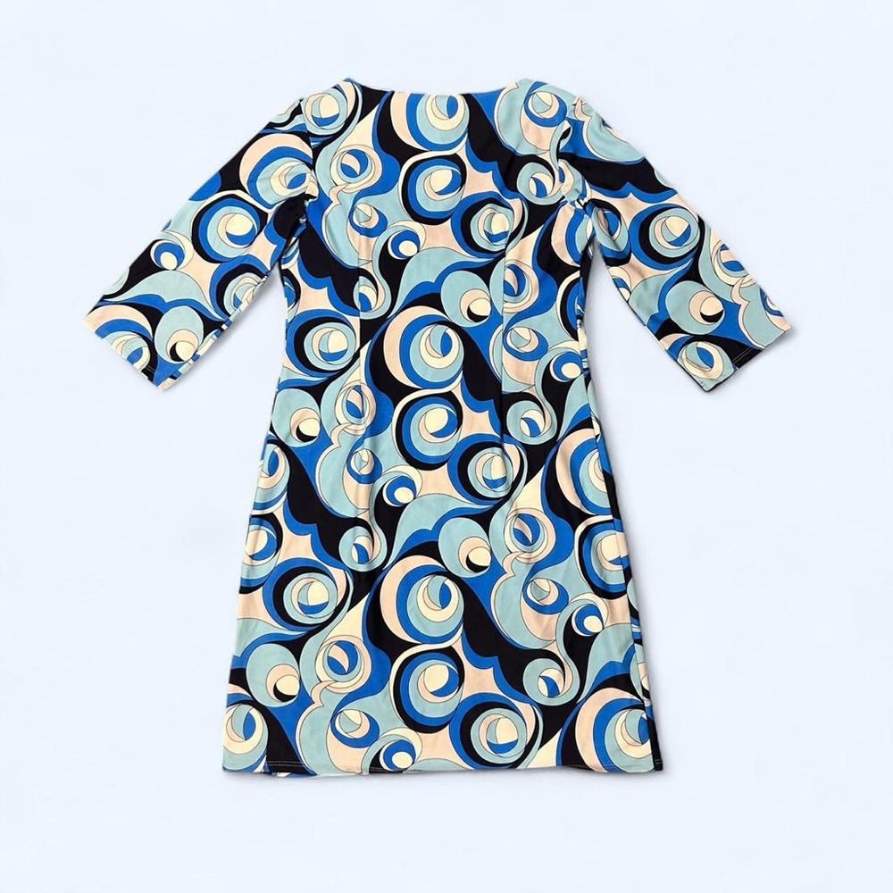 60s Blue Mod Shift Dress by Jude Connally! - Picture 4 of 8